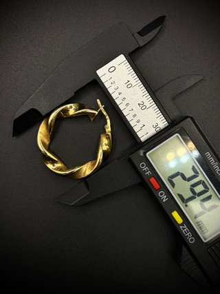 PENDIENTES ORO TIPO ARO 18K 4,82GR