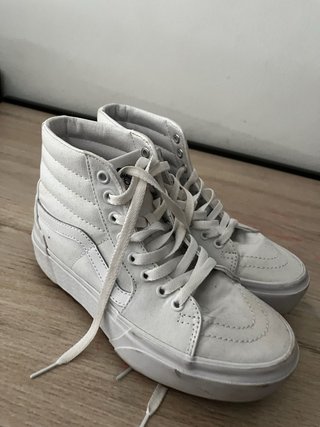 Vans Blancas Altas