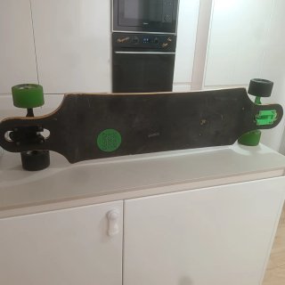 Monopatín Longboard Verde