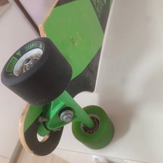 Monopatín Longboard Verde