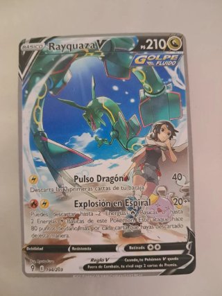 Carta Pokémon Rayquaza V 194/203