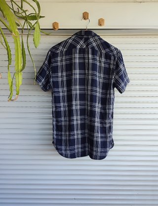 Camisa Quiksilver juvenil cuadros azul