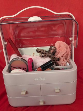 Organizador de Maquillaje rosa