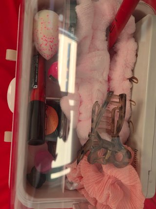 Organizador de Maquillaje rosa