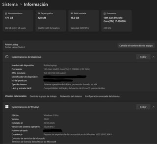 Microsoft Surface Laptop Studio 2