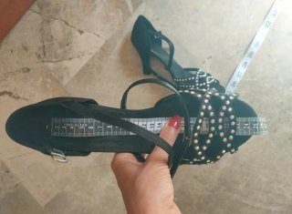 Zapatos de baile latino negros