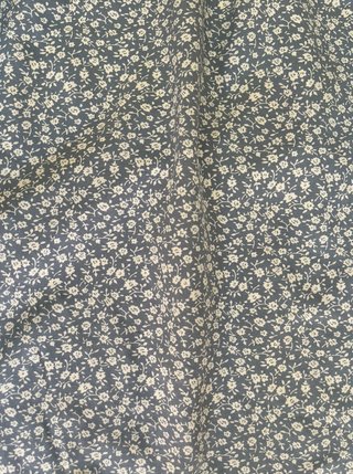 Vestido corto estampado floral azul