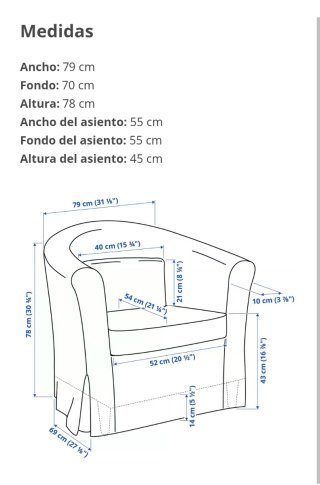 Butaca Sillón TULLSTA Blanco