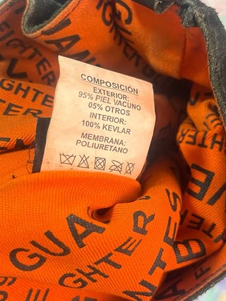 Guantes ignífugos de cuero