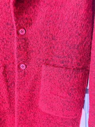 Cappotto uomo rosso
