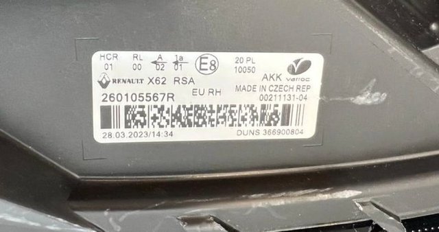 FARO DERECHO RENAULT MASTER 3 FV