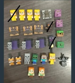 Figuras Minecraft Coleccionables