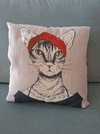 Funda Cojín con relleno  37X37 cm