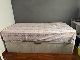Canapé cama individual 90x200x38 cm