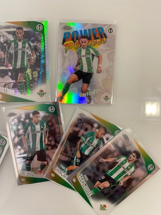 Lote Antony /150 Real Betis Topps Chrome