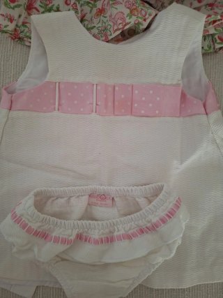 Lote Verano Vestidos Niña de 6 ,9 y 12 meses.