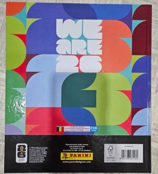 Album Panini Mundial FIFA 2026 Tapa Dura.