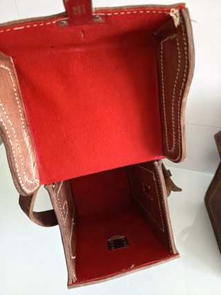 Bolsos vintage cuero caza y pesca