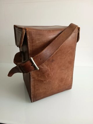 Bolsos vintage cuero caza y pesca