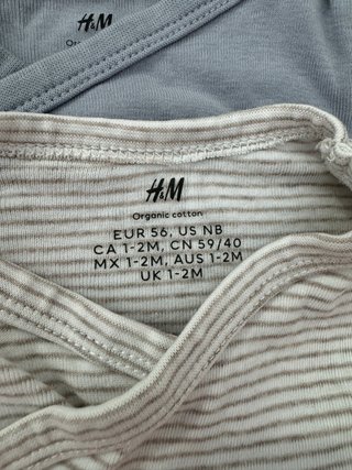 Bodies H&M Algodón Talla 56