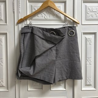 Falda pantalón pata de gallo con aros