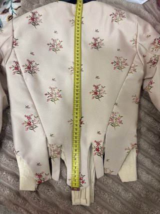 Corpiño fallera rosa claro floral