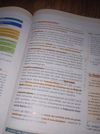 HB, Història, Batxillerat