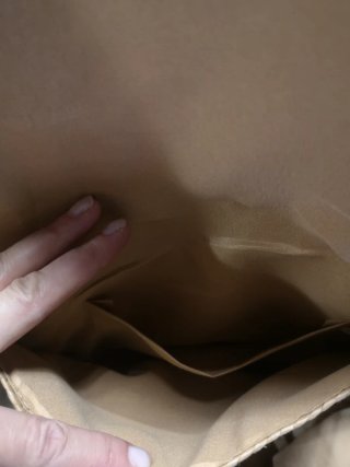 Pochette in rafia beige