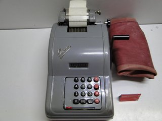 MAQUINA VINTAGE CON FUNDA LUMCO (180952)