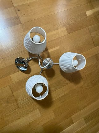 Lámpara de techo araña 3 focos