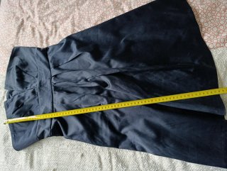Vestido de fiesta palabra de honor negro