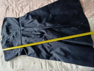 Vestido de fiesta palabra de honor negro