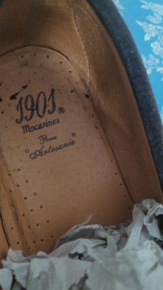 Mocasines 1901 ante marrón