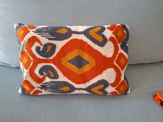 Funda de cojín con relleno de pluma