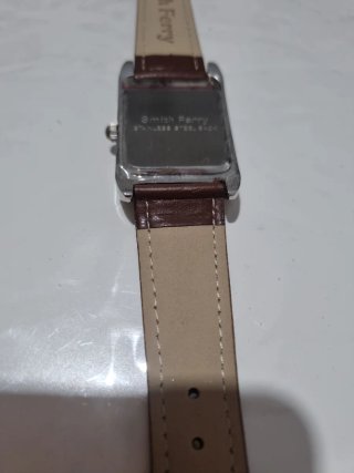 Reloj Smith Ferry  Cuadrado Correa Marrón
