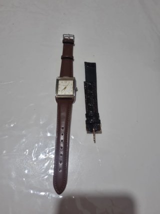 Reloj Smith Ferry  Cuadrado Correa Marrón