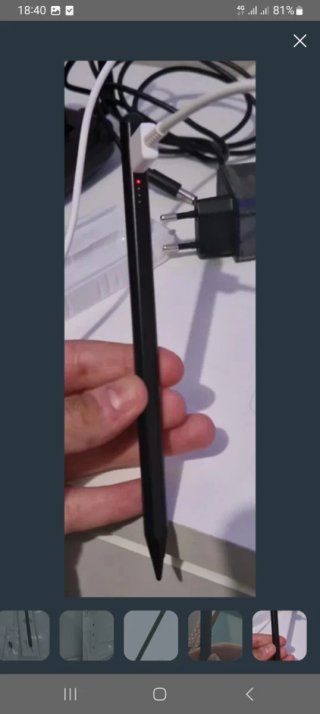 Lápiz Stylus Negro