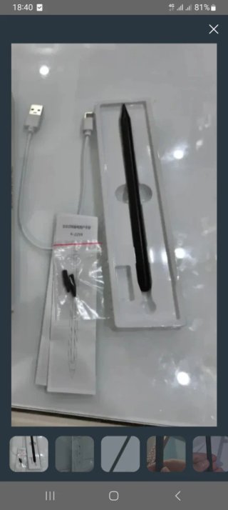 Lápiz Stylus Negro