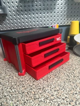 Caja Almacenamiento Milwaukee PACKOUT 3 Cajones
