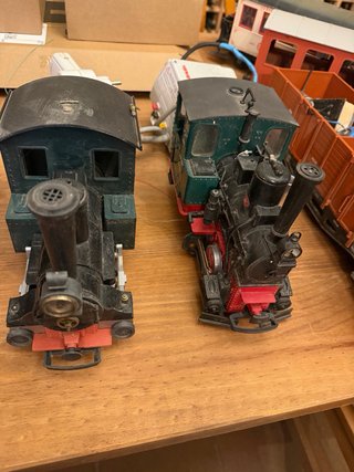 Trenes escala 0, vías y accesorios