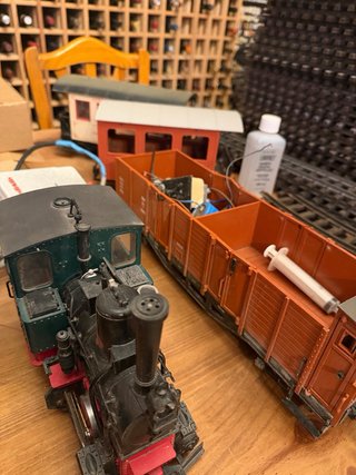 Trenes escala 0, vías y accesorios