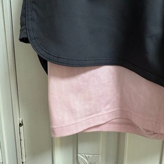 Pantalones cortos deportivos H&M gris y rosa