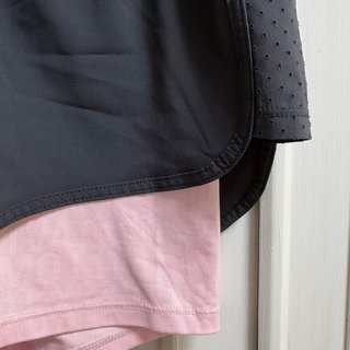 Pantalones cortos deportivos H&M gris y rosa
