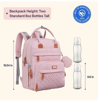 Mochila bebé para carro color rosa