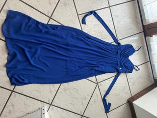 Abito lungo blu Rinascimento