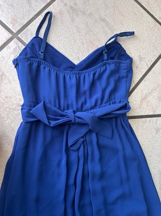 Abito lungo blu Rinascimento