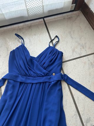 Abito lungo blu Rinascimento