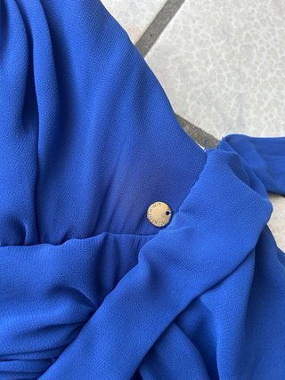 Abito lungo blu Rinascimento
