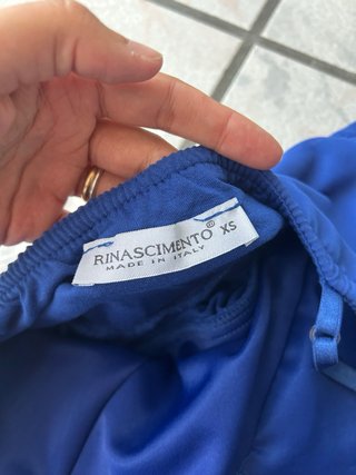 Abito lungo blu Rinascimento