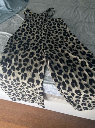 Mono playero estampado leopardo